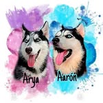Arya & Aarón - @ary_aaron.husky - Instagram