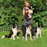 Laura Baierlein, Abby, Duke, Whoopi, Captain - @borders_on_tour - Instagram