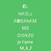 El Hadj Abraham Donzo - Facebook