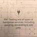 AJ PAT Testing &amp; Handyman Services Ltd - Facebook