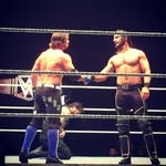 AJ Styles and Seth Rollins. - @ajrollinsp1 - Instagram
