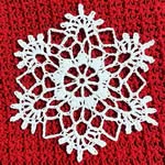 Снежинки и цветы вязаные - @alirishka - Instagram