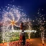 Холодный фонтан Алматы🎆  Цветной дым💥MARRY ME💍Тяжелый дым Салют🎆 - @event_almatty - Instagram