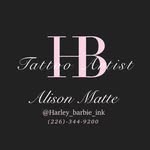 Alison Matte - @harley_barbie_ink - Instagram