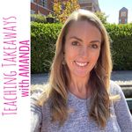 Amanda Hallman, MAT - @teachingtakeaways - Instagram
