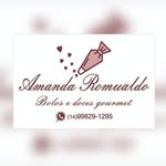 Amanda Romualdo Bolos e Doces - @amandaromualdobolosedoces - Instagram