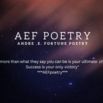 Andre Fortune - @andre_fortune.aefpoetry - Instagram