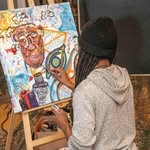 Andrew “Blu Rae” Travis - @eyeshaveit_art - Instagram