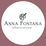 ilustração e papelaria fina - @annafontana_illustration - Instagram
