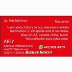 Abogada de Migración Arly Martinez - Facebook