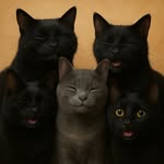 Athena - Apollo - Alice - Ayra - Aquiles - Arthur - @sexteto_cats - Instagram