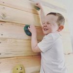 EVERETT & AVERY CO| Playroom Rock Wall | Toddler Montessori Toys - @everettaveryco - Instagram