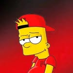 Bart Simpsons - @victorkipronolang - Instagram