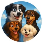 Benny, Camiro, Ellie & Bailey - @wonderwooofs - Instagram