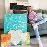 Beth | Abstract Artist London - @bethcolecreative - Instagram
