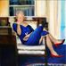Bill Clinton Blue Dress Epstein Painting - Facebook