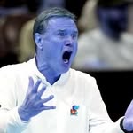 Rock Chalk - @bill_self_holding_a_burger - Instagram