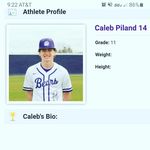 Caleb Piland - @piland2022baseball - Instagram