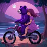 Cameron Nickerson - @purplemotobear - Instagram
