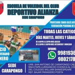 Club de Voley Deportivo Alinza - @deportivo.alianza.sed.carapong - Instagram