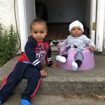 Carmelo & Carter Hall ❣️ - @mamasboys7 - Instagram