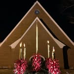 GIGANTIC ELECTRIC KINETIC ADVENT WREATH by Chase Key, 2010. - @candlesatkonnoak - Instagram