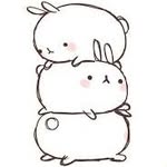 Chip, Thumper and George - @fluffybunnees_ - Instagram