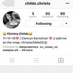 Christa Childs - @christa.childs - Instagram
