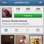 Connor Keenan Stalker - @creepygurl58 - Instagram