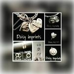 Daisy Imprints - silver print charms - @daisy_imprints - Instagram