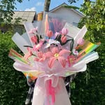 Bouquet Pipe Cleaner dan Balon Metro, Lampung - @bouquetbybeel - Instagram