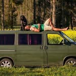 Dani, Corso & The Van - @4dventureland - Instagram