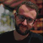 Daniel Kleber - Portraits aus Bügelperlen - @pixelart.regensburg - Instagram