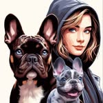 Daniela Forster - @blue_eyes_frenchie_luna - Instagram