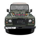 Dave & his Land Rover Defender - @defenderwolfdave - Instagram