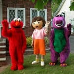 Elmo loves barney and dora - @dora_elmo_barney - Instagram