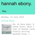 Hannah Ebony - @hannahebonyblog - Instagram