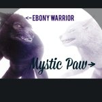 Ebony Warrior & Mystic Paw - @blood.wolves - Instagram