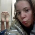 foot girl - @emilybella_15 - Instagram