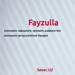 Køçhārbàyēv F@yzulla - @fayzulla_kocharboyev - Instagram