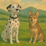 Félix🤍🖤 & Bloom🤎 - @felix_the.dalmatian - Instagram