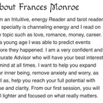 Francis Monroe - @francis_monroe_psychicreadings - Instagram