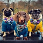 Two Pugs And Their Wiener - @frank_ralph_stanley - Instagram