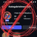 I Hate I Hate Gabriel Meadows - @ihateihategabrielmead0ws - Instagram