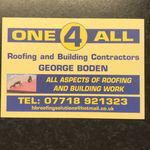 George Boden - @one_4_all_roofing_and_building - Instagram