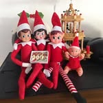 Buddy, Ginger, Jolly and Mac - @elfschmelfontheshelf - Instagram