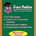 Reforço escolar Grace Monteiro - @gracemmonteiro - Instagram