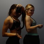 harmony + morgan - @chihandpitlift - Instagram