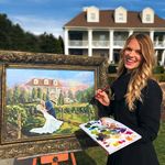 LIVE Wedding Painter - @heather_wolfe_art - Instagram
