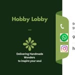Hobby Lobby - Delivering Handmade wonders😊 - @hobbylobby_00 - Instagram